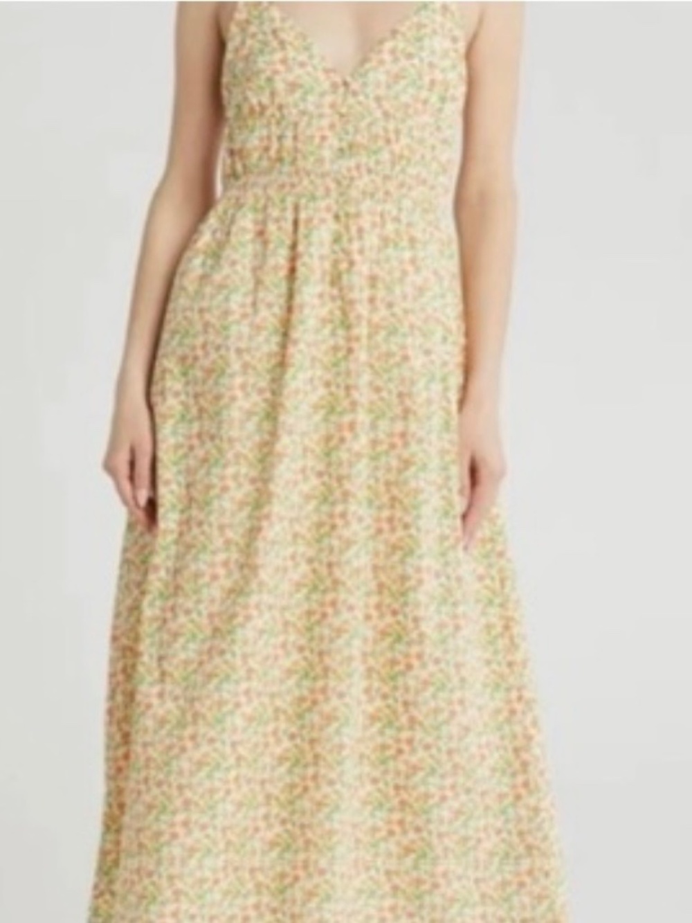 Wayf Floral Bohemian Cottagecore Dress